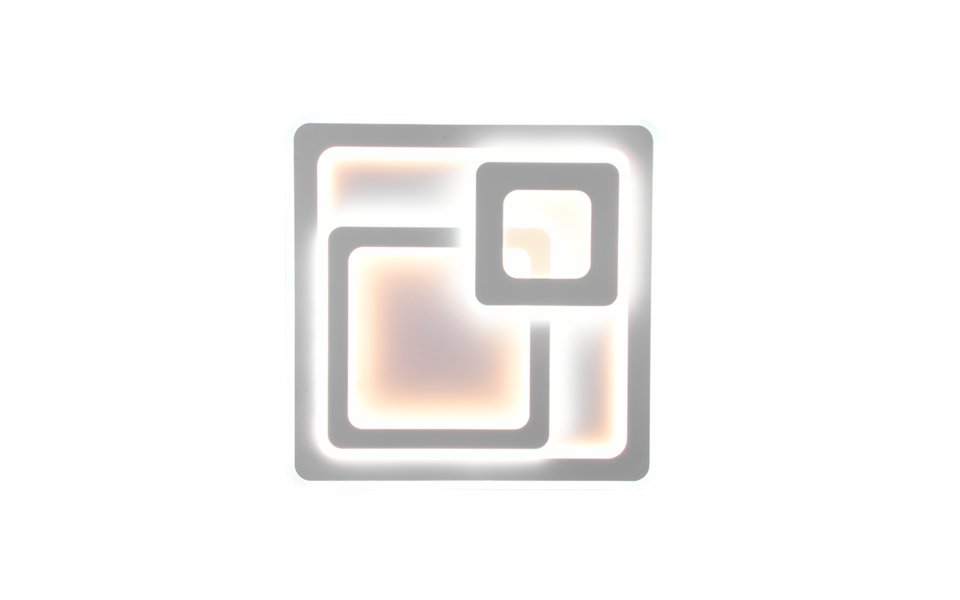 Trio Lighting Trio MITA LED ceiling light | 1x 76W 9250 lm 2700-6000K | chrome | Ø 50 cm | IP20 | 7.5 cm