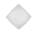 Trio Lighting Trio ELISA plafondlamp | E27 Fitting | chroom met transparant | 40 x 40 cm | IP20 | excl. 2x E27 | max. 40W
