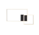 Trio Lighting Trio PADELLA LED ceiling light | 1x 25W 3000 lm 3000K | black | IP20 | 7.5 cm