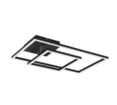 Trio Lighting Trio PADELLA LED ceiling light | 1x 25W 3000 lm 3000K | black | IP20 | 7.5 cm