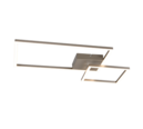 Trio Lighting Trio PADELLA plafondlamp | LED | nikkel mat | 63,5 x 37 cm | IP20 | 1x 25W | 3000 lm | 4000K | dimbaar