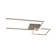 Trio PADELLA plafondlamp | LED | nikkel mat | 63,5 x 37 cm | IP20