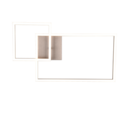 Trio Lighting Trio PADELLA plafondlamp | LED | nikkel mat | 63,5 x 37 cm | IP20 | 1x 25W | 3000 lm | 4000K | dimbaar