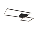 Trio Lighting Trio PADELLA LED ceiling light | 1x 25W 3000 lm 4000K | black | IP20 | 7.5 cm