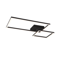 Trio PADELLA LED ceiling light | black | IP20 Trio PADELLA LED ceiling light | black | IP20