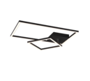 Trio Lighting Trio PADELLA LED ceiling light | 1x 25W 3000 lm 4000K | black | IP20 | 7.5 cm