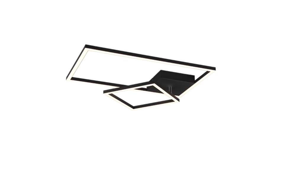 Trio Lighting Trio PADELLA LED ceiling light | 1x 25W 3000 lm 4000K | black | IP20 | 7.5 cm Trio Lighting Trio PADELLA LED ceiling light | 1x 25W 3000 lm 4000K | black | IP20 | 7.5 cm