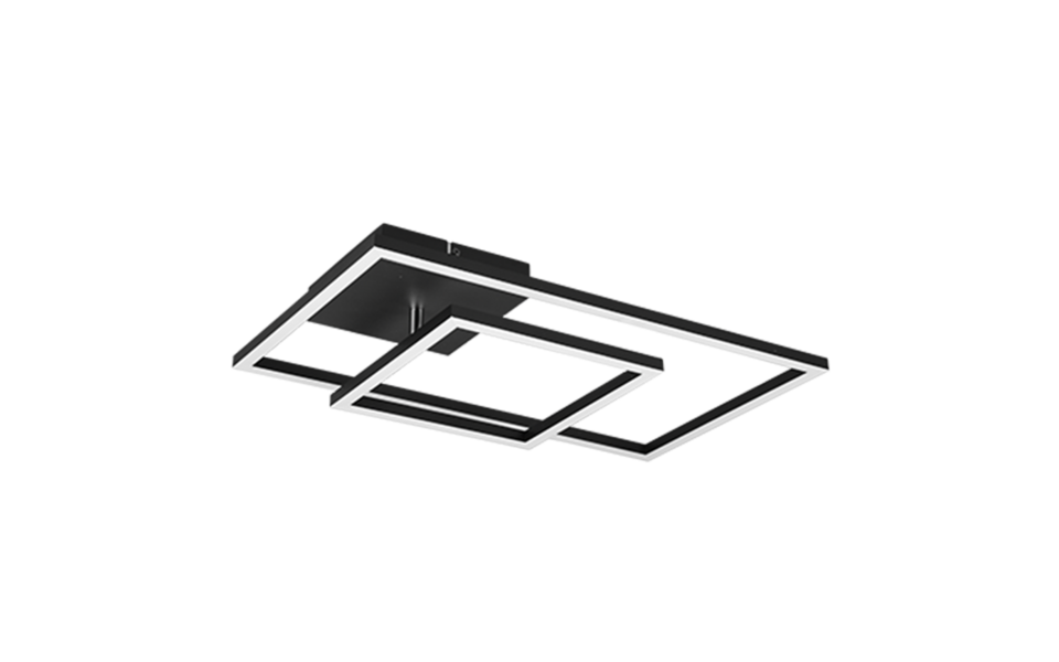 Trio Lighting Trio PADELLA LED ceiling light | 1x 25W 3000 lm 4000K | black | IP20 | 7.5 cm Trio Lighting Trio PADELLA LED ceiling light | 1x 25W 3000 lm 4000K | black | IP20 | 7.5 cm
