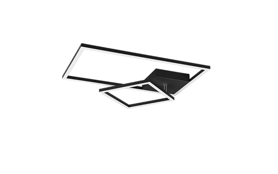 Trio Lighting Trio PADELLA LED ceiling light | 1x 25W 3000 lm 4000K | black | IP20 | 7.5 cm Trio Lighting Trio PADELLA LED ceiling light | 1x 25W 3000 lm 4000K | black | IP20 | 7.5 cm