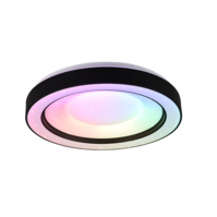 Trio ARCO LED ceiling light | black | Ø 49 cm | IP20