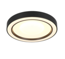 Trio Lighting Trio ARCO LED ceiling light | 1x 22W 2500 lm 2700-6000K | black | Ø 40 cm | IP20 | 13 cm