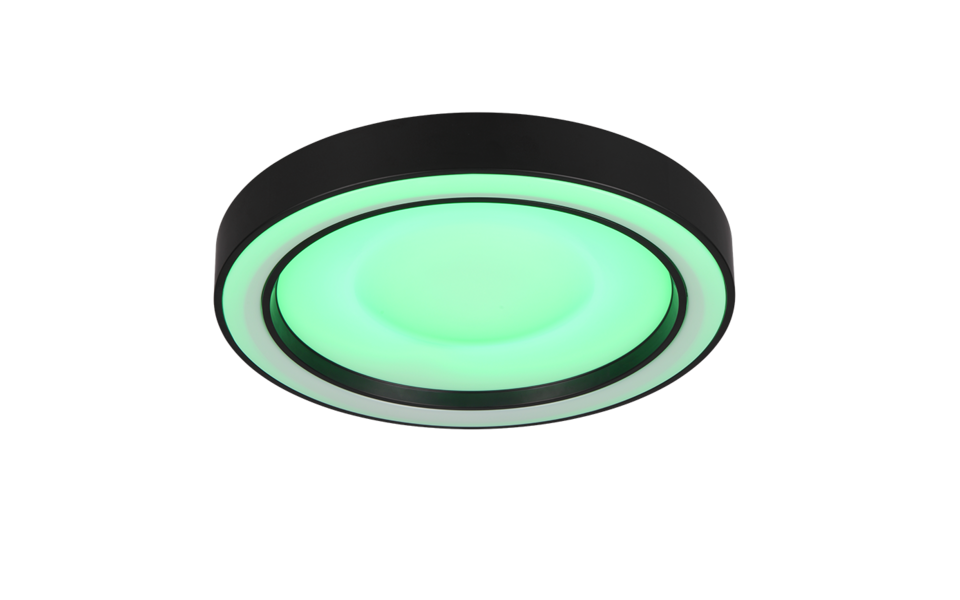 Trio Lighting Trio ARCO LED ceiling light | 1x 22W 2500 lm 2700-6000K | black | Ø 40 cm | IP20 | 13 cm Trio Lighting Trio ARCO LED ceiling light | 1x 22W 2500 lm 2700-6000K | black | Ø 40 cm | IP20 | 13 cm