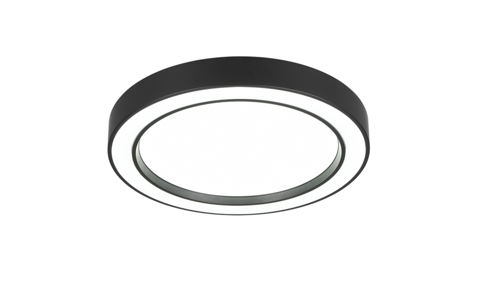 Trio Lighting Trio ARCO LED ceiling light | 1x 22W 2500 lm 2700-6000K | black | Ø 40 cm | IP20 | 13 cm Trio Lighting Trio ARCO LED ceiling light | 1x 22W 2500 lm 2700-6000K | black | Ø 40 cm | IP20 | 13 cm