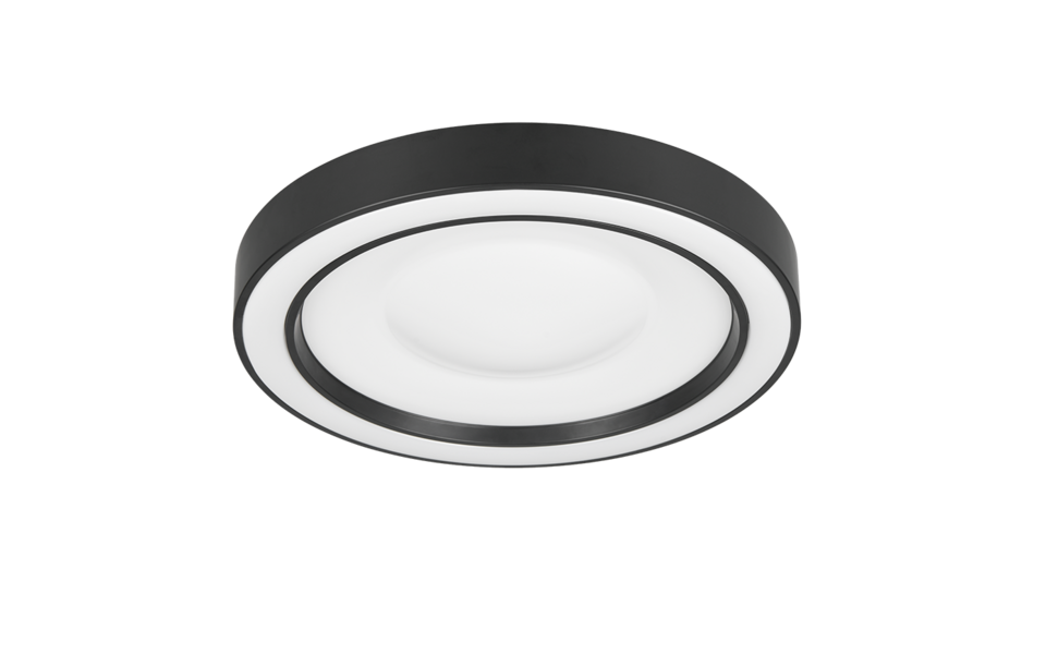 Trio Lighting Trio ARCO LED ceiling light | 1x 22W 2500 lm 2700-6000K | black | Ø 40 cm | IP20 | 13 cm Trio Lighting Trio ARCO LED ceiling light | 1x 22W 2500 lm 2700-6000K | black | Ø 40 cm | IP20 | 13 cm