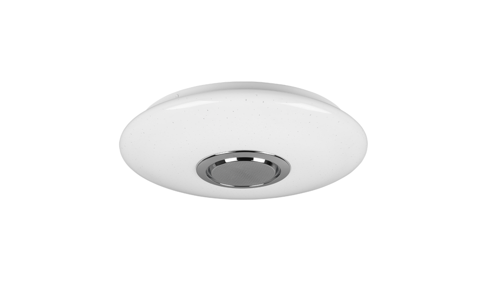 Trio Lighting Trio MUSICA LED ceiling light | 1x 15.5W 1700 lm 3000-6000K | white | Ø 41 cm | IP20 | 8.5 cm