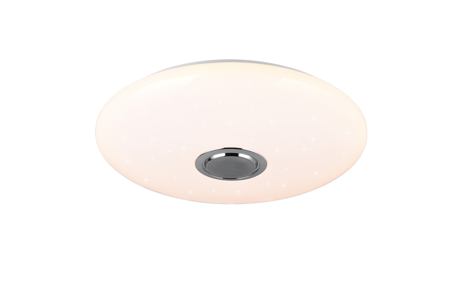 Trio Lighting Trio MUSICA plafondlamp | LED | wit | Ø 58 cm | IP20 | 1x 33W | 3600 lm | 2700-6500K | dimbaar