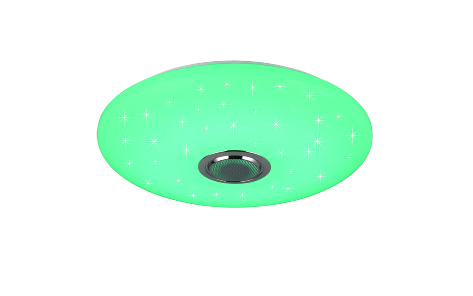 Trio Lighting Trio MUSICA plafondlamp | LED | wit | Ø 58 cm | IP20 | 1x 33W | 3600 lm | 2700-6500K | dimbaar