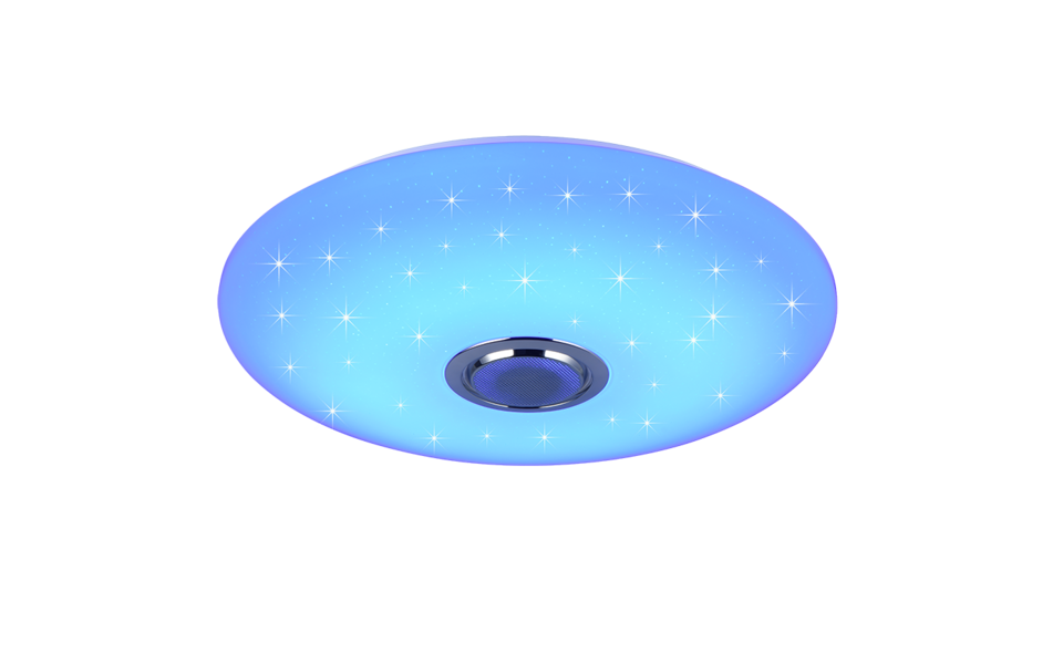 Trio Lighting Trio MUSICA plafondlamp | LED | wit | Ø 58 cm | IP20 | 1x 33W | 3600 lm | 2700-6500K | dimbaar