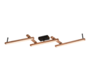 Trio Lighting Trio BELLARI plafondlamp | LED | houtkleur | 180 x 10 cm | IP20 | 1x 36W | 4200 lm | 2700-6000K | dimbaar