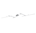 Trio Lighting Trio ARVIN plafondlamp | LED | nikkel mat | 245 x 50 cm | IP20 | 22W,8W | 2600 lm, 1x lm | 2700-6500K | dimbaar
