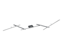 Trio Lighting Trio ARVIN LED ceiling light | 1x 22W 2600 lm 2700-6500K | black | IP20 | 8.5 cm
