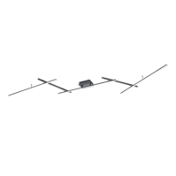 Trio ARVIN LED ceiling light | black | IP20