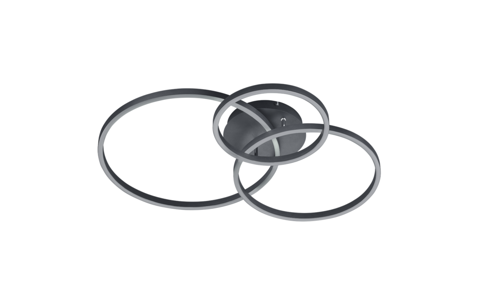 Trio Lighting Trio WINONA LED ceiling light | 1x 28W 3200 lm 2700-6500K | black | IP20 | 11.5 cm Trio Lighting Trio WINONA LED ceiling light | 1x 28W 3200 lm 2700-6500K | black | IP20 | 11.5 cm
