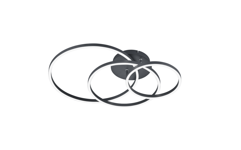 Trio Lighting Trio WINONA LED ceiling light | 1x 28W 3200 lm 2700-6500K | black | IP20 | 11.5 cm Trio Lighting Trio WINONA LED ceiling light | 1x 28W 3200 lm 2700-6500K | black | IP20 | 11.5 cm