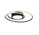 Trio Lighting Trio YAVA LED ceiling light | 1x 56W 6800 lm 2700-6000K | black | Ø 60 cm | IP20 | 7 cm