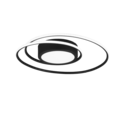 Trio Lighting Trio YAVA plafondlamp | LED | mat zwart | Ø 60 cm | IP20 | 1x 56W | 6800 lm | 2700-6000K | dimbaar