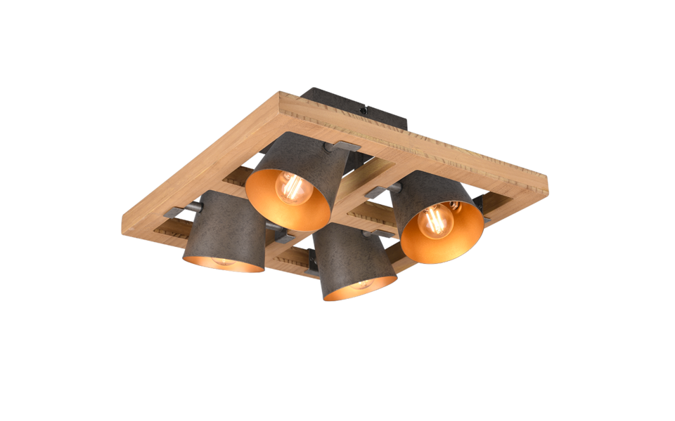Trio Lighting Trio BELL ceiling light | 4x E14 max 40W | Ø 39 cm | IP20 | 19.8 cm Trio Lighting Trio BELL ceiling light | 4x E14 max 40W | Ø 39 cm | IP20 | 19.8 cm