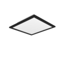 Trio Lighting Trio ALPHA plafondlamp | LED | mat zwart | 29,5 x 29,5 cm | IP20 | 1x 13,5W | 1600 lm | 3000K | niet dimbaar