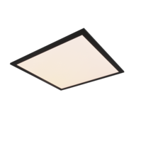 Trio ALPHA plafondlamp | LED | mat zwart | 45 x 45 cm | IP21