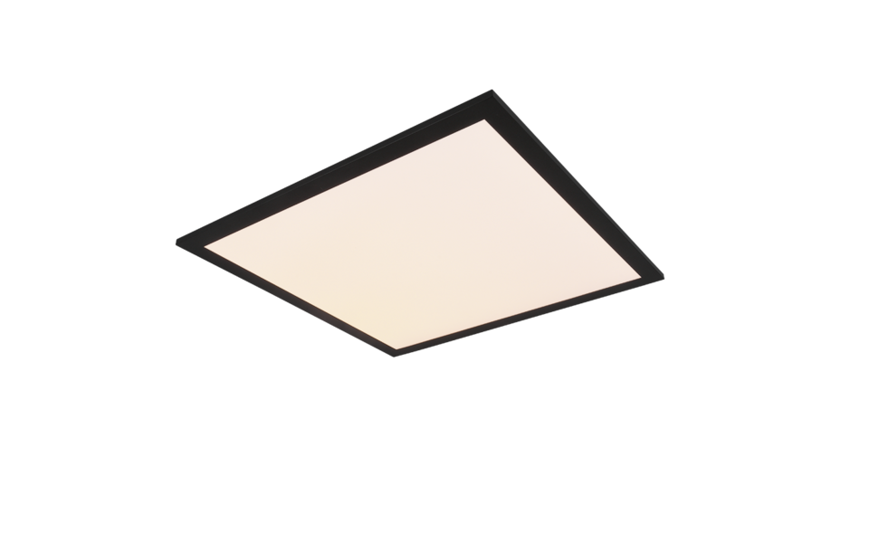 Trio Lighting Trio ALPHA LED ceiling light | 1x 18W 2300 lm 3000K | black | Ø 45 cm | IP20 | 5 cm