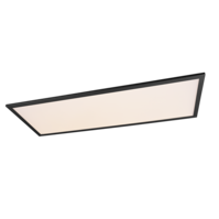 Trio ALPHA plafondlamp | LED | mat zwart | 80 x 29,5 cm | IP20
