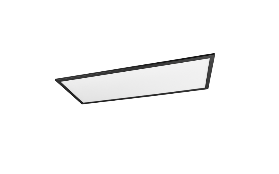 Trio Lighting Trio ALPHA LED ceiling light | 1x 34W 4000 lm 3000K | black | IP20 | 5 cm