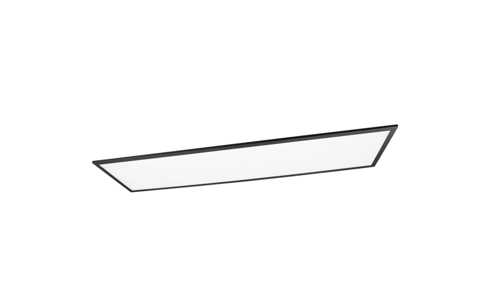 Trio Lighting Trio GAMMA LED ceiling light | 1x 33.5W 4200 lm 2700-6500K | black | IP20 | 5 cm