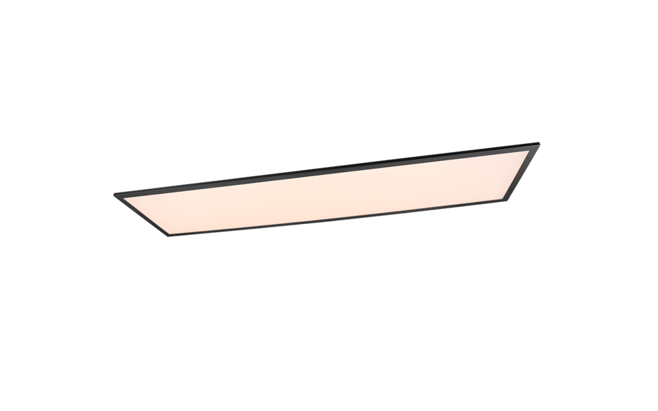 Trio Lighting Trio GAMMA LED ceiling light | 1x 33.5W 4200 lm 2700-6500K | black | IP20 | 5 cm