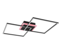 Trio Lighting Trio ARRIBO LED ceiling light | 1x 29W 3250 lm 3000K | black | Ø 61 cm | IP20 | 8 cm