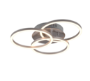 Trio Lighting Trio CIRCLE plafondlamp | LED | nikkel mat | 43,5 x 9,5 cm | IP20 | 1x 27W | 3200 lm | 2700-6000K | dimbaar
