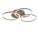 Trio Lighting Trio CIRCLE plafondlamp | LED | nikkel mat | 43,5 x 9,5 cm | IP20 | 1x 27W | 3200 lm | 2700-6000K | dimbaar