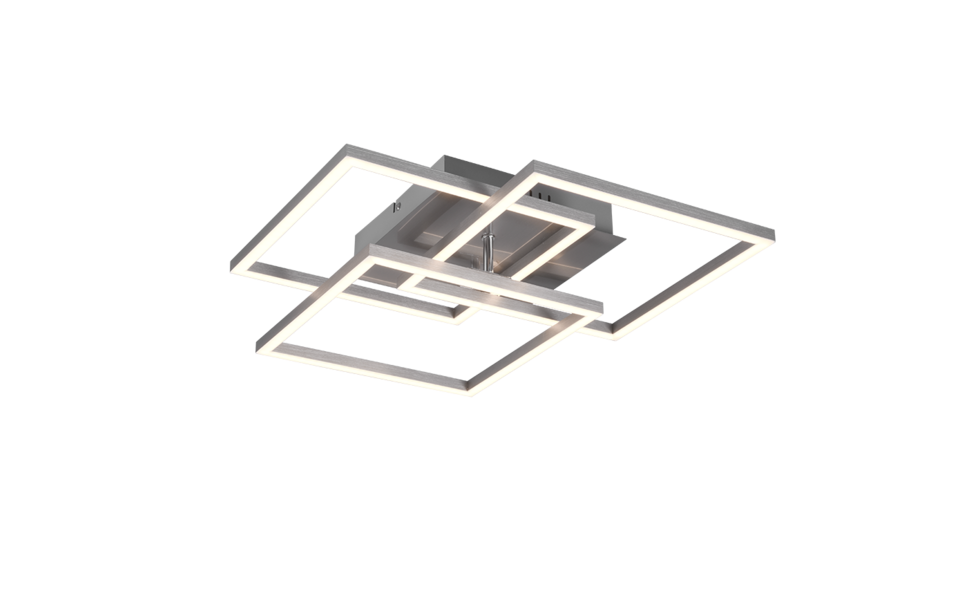 Trio Lighting Trio MOBILE plafondlamp | LED | nikkel mat | 39 x 42 cm | IP20 | 1x 27W | 3200 lm | 2700-6000K | dimbaar