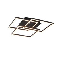 Trio MOBILE plafondlamp | LED | mat zwart | 39 x 42 cm | IP20