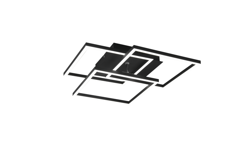 Trio Lighting Trio MOBILE plafondlamp | LED | mat zwart | 39 x 42 cm | IP20 | 1x 27W | 3200 lm | 2700-6000K | dimbaar Trio Lighting Trio MOBILE plafondlamp | LED | mat zwart | 39 x 42 cm | IP20 | 1x 27W | 3200 lm | 2700-6000K | dimbaar