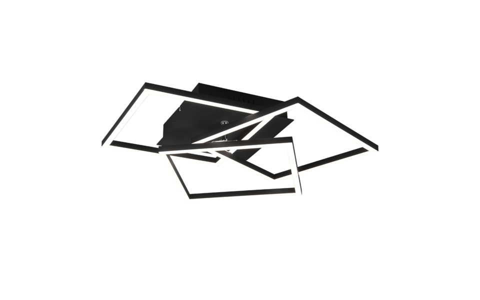 Trio Lighting Trio MOBILE plafondlamp | LED | mat zwart | 39 x 42 cm | IP20 | 1x 27W | 3200 lm | 2700-6000K | dimbaar Trio Lighting Trio MOBILE plafondlamp | LED | mat zwart | 39 x 42 cm | IP20 | 1x 27W | 3200 lm | 2700-6000K | dimbaar