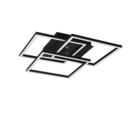 Trio Lighting Trio MOBILE plafondlamp | LED | mat zwart | 39 x 42 cm | IP20 | 1x 27W | 3200 lm | 2700-6000K | dimbaar