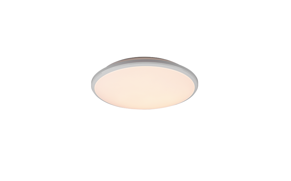 Trio Lighting Trio LIMBUS plafondlamp | LED | wit mat met wit | Ø 34,7 cm | IP20 | 1x 20,5W | 2400 lm | 4000K | dimbaar