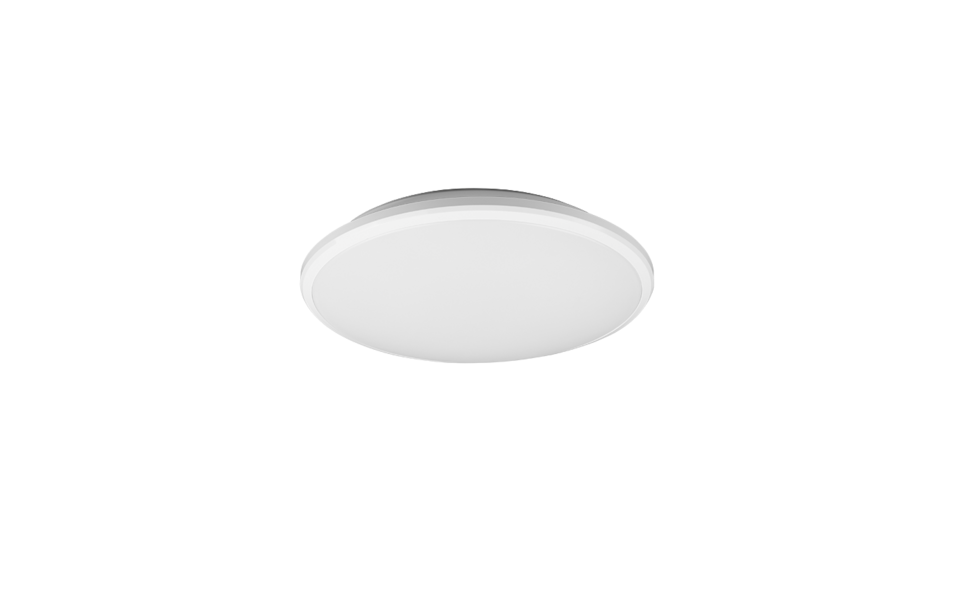 Trio Lighting Trio LIMBUS LED ceiling light | 1x 20.5W 2400 lm 4000K | chrome | Ø 34.7 cm | IP20 | 6.5 cm
