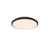 Trio LIMBUS LED ceiling light | black | Ø 34.7 cm | IP20