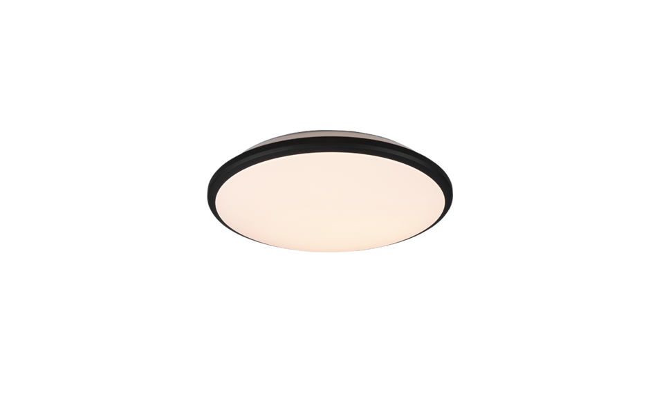 Trio Lighting Trio LIMBUS plafondlamp | LED | mat zwart met wit | Ø 34,7 cm | IP20 | 1x 20,5W | 2300 lm | 3000K | dimbaar Trio Lighting Trio LIMBUS plafondlamp | LED | mat zwart met wit | Ø 34,7 cm | IP20 | 1x 20,5W | 2300 lm | 3000K | dimbaar